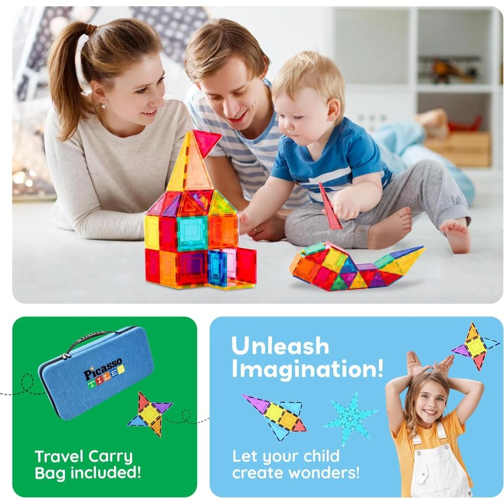 Magnetic 3D Blocks - Architecture 101 pcs