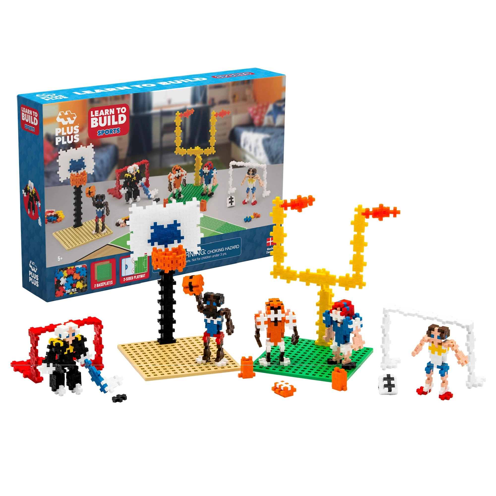 Plus-Plus Learn To Build - Sports 380pcs