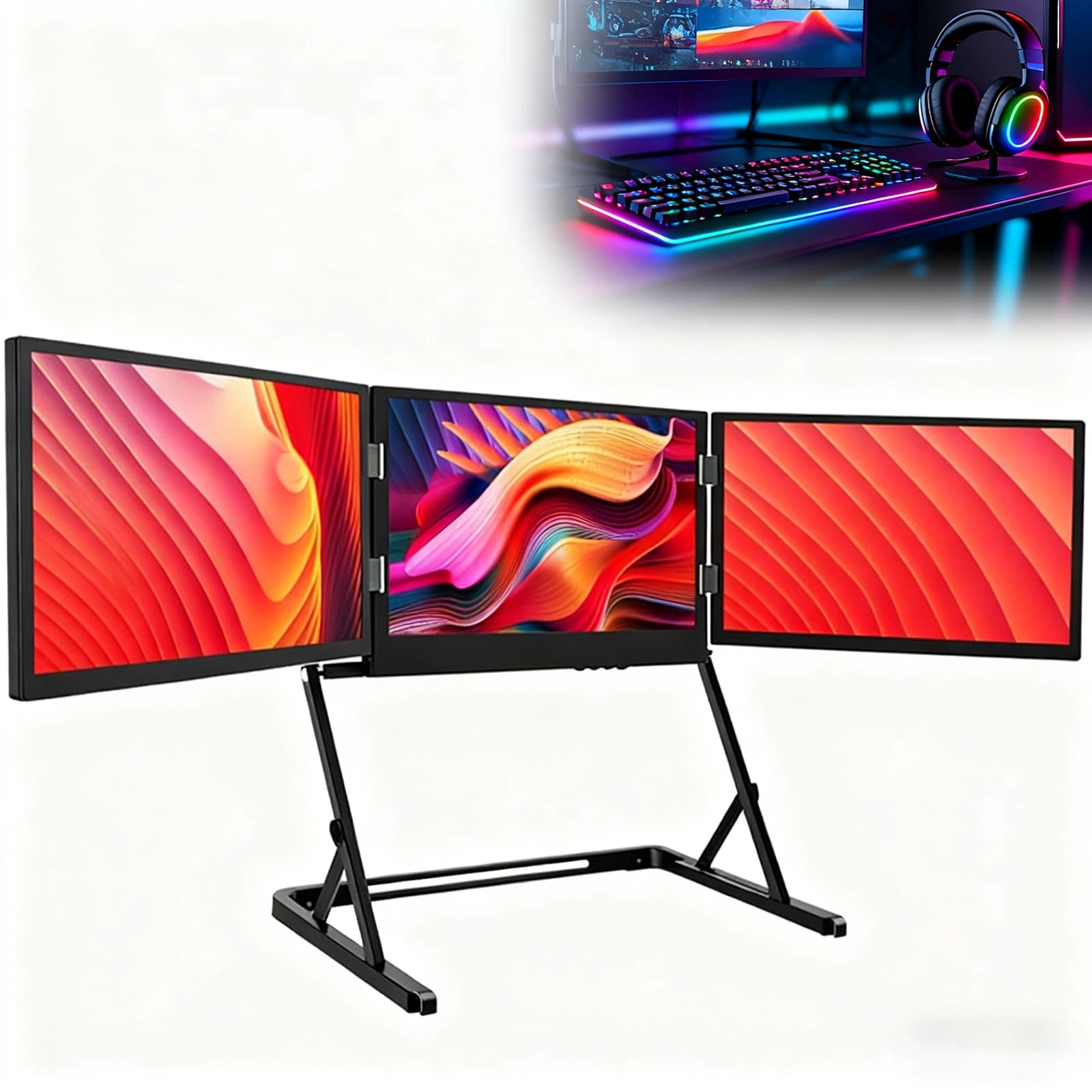 Gavscient Laptop Screen Extender - 2rrrt-963620 15.6" 1080P USB-C/HDMI
