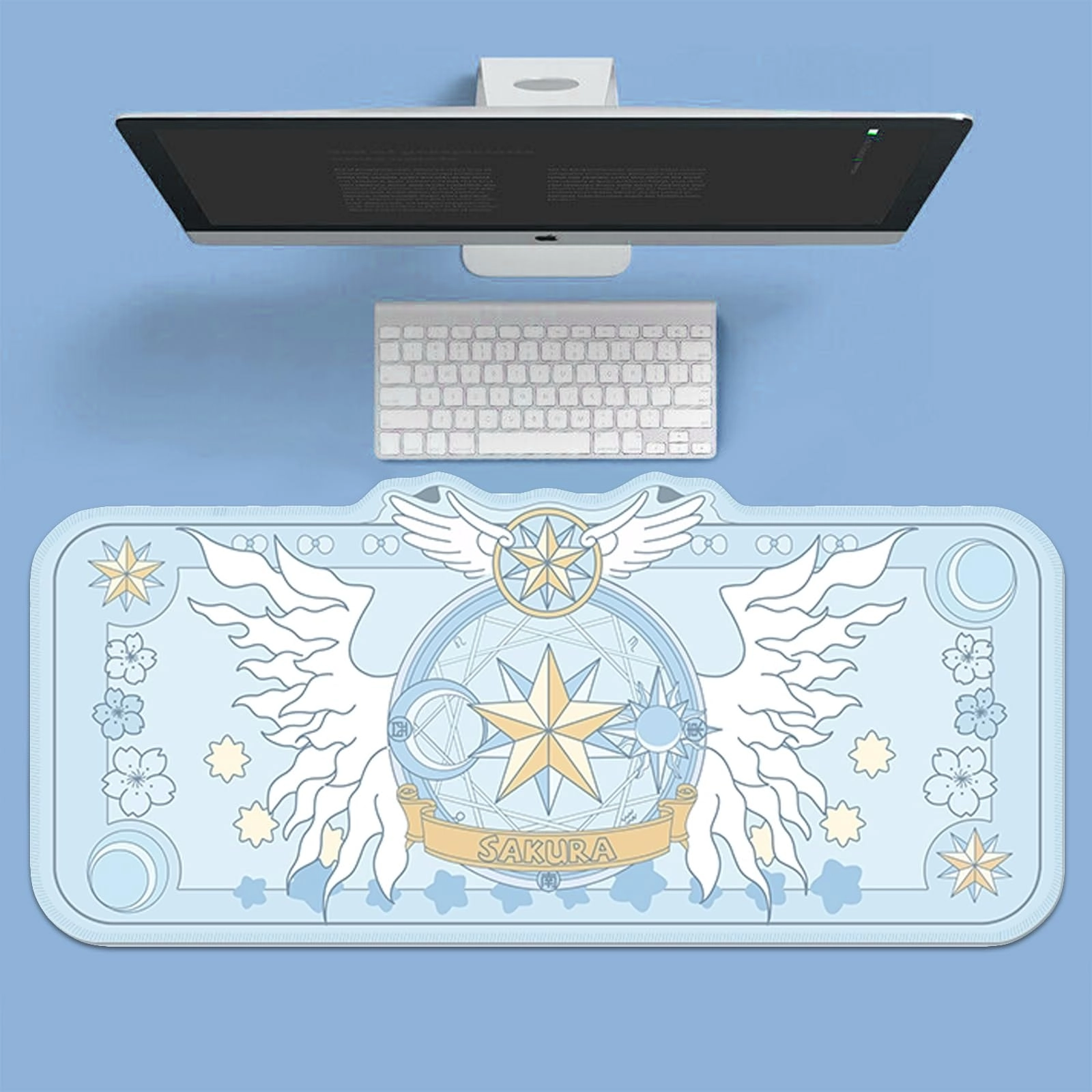 Kawaii XL Rubber Gaming Mouse Pad - 70x30 cm