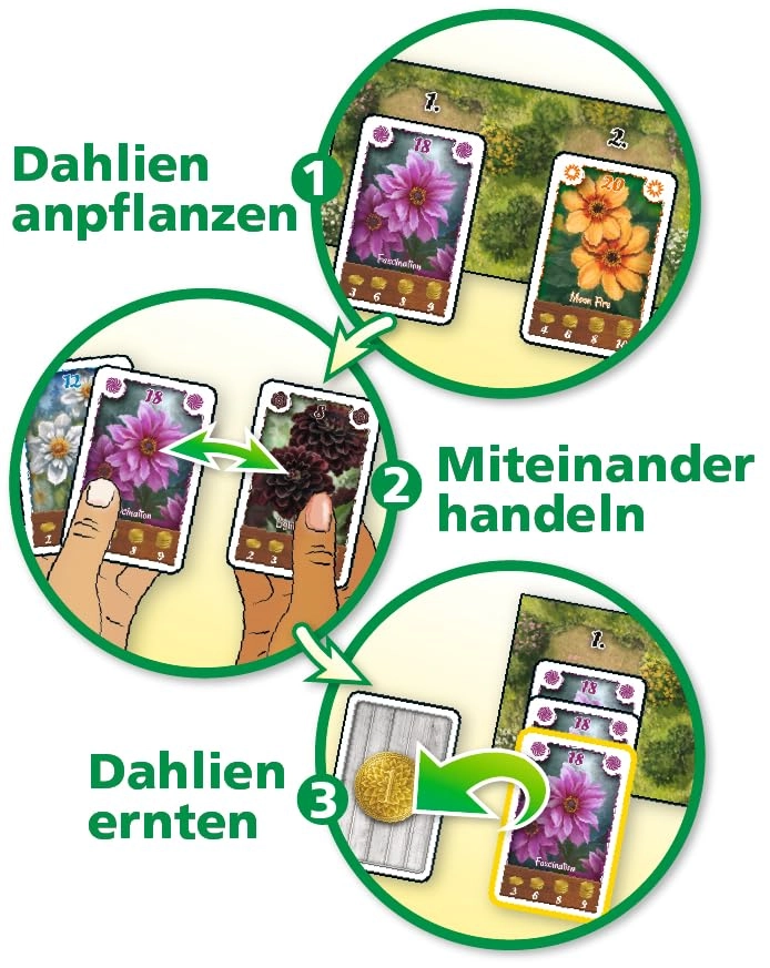 Bohnanza: Dahlia - Card Game (German)