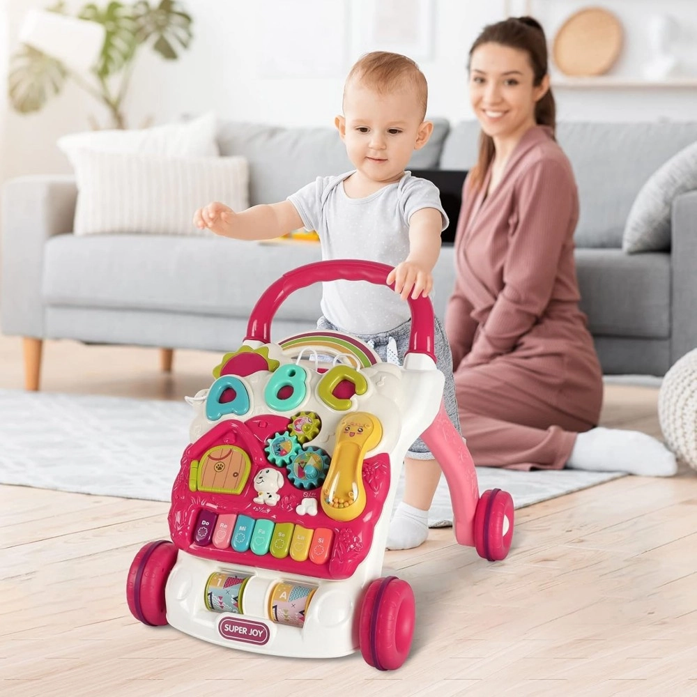 Baby Learning Walker - With Steering Wheel 6 months+