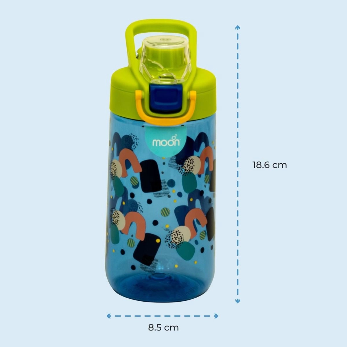 Kids Water Bottle Tritan 630 ml - Spill-proof lid
