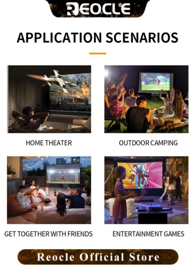 Mini Projector - 1080P Full HD Portable