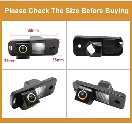 Car Backup Camera - Night vision 6M video cable 720x540