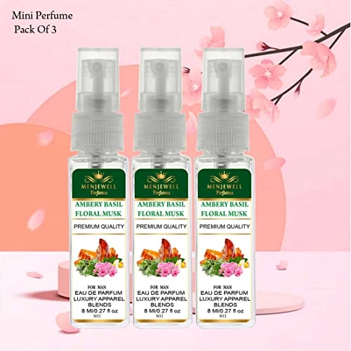 Ambery Basil Floral Musk Eau de Parfum - 8ml Pack