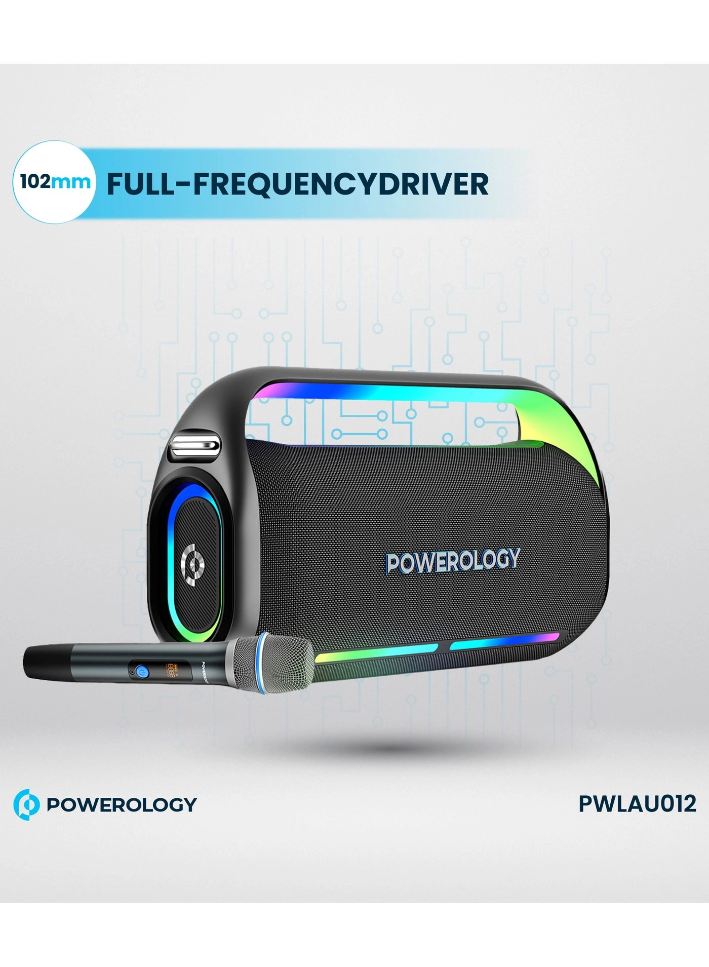 TWS Karaoke Speaker - Wireless Microphone 256GB 150W