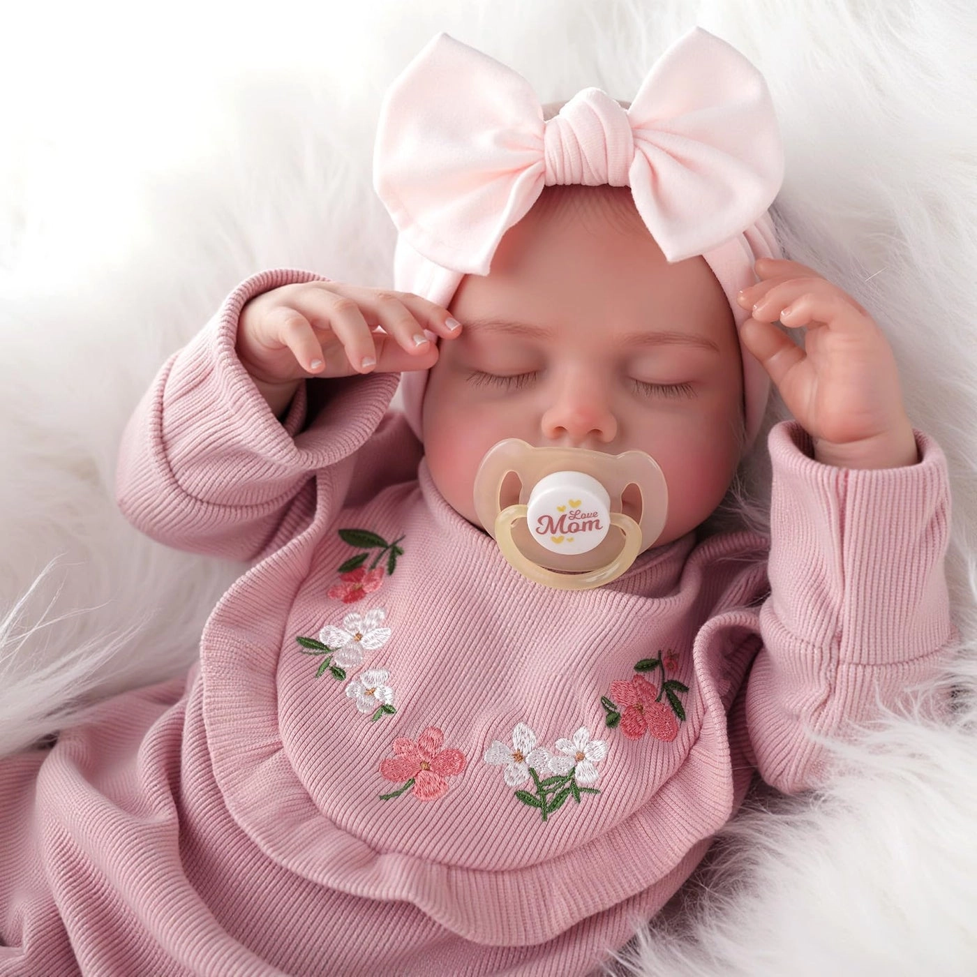Reborn Baby Doll - 20 Inch Vinyl Newborn Girl Ages 3+ Gift Box