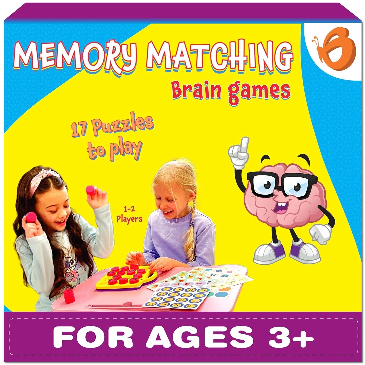 Butterfly EduFields Memory Skills Matching Game - 3 years and up