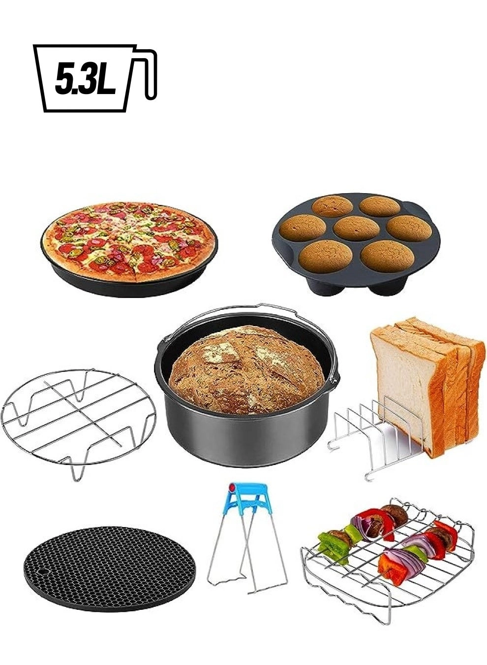 IAF Roasting Racks - Silicone 6 piece(s)