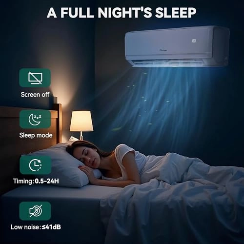 Mini Split Air Conditioner Heat Pump System - WiFi 1600W