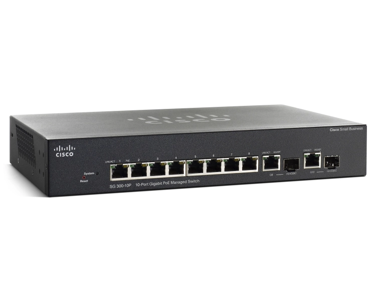Cisco SG300-10MPP-K9-NA 10-ports