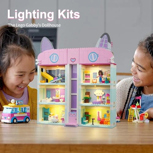 LED Lighting Kit for LEGO Gabby's Dollhouse 10788 - Plastic 1