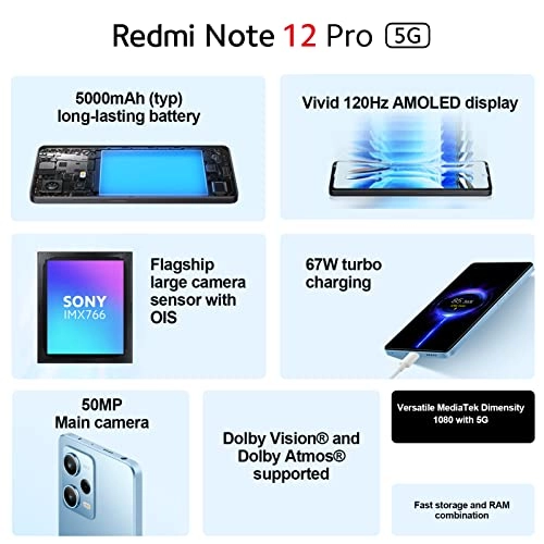 Redmi Note 12 Pro - 8GB 128GB