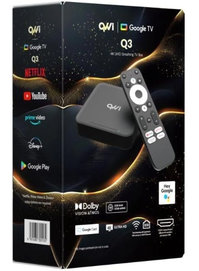 TechTree QVWi Q3 - 4K UHD Google TV