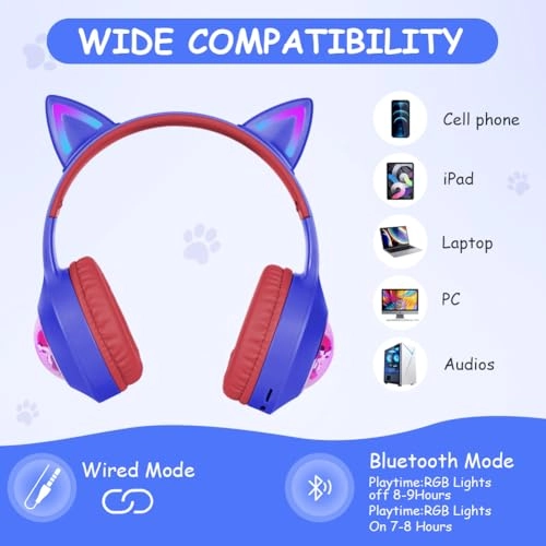 Kids Bluetooth Headphones Wireless Headphone