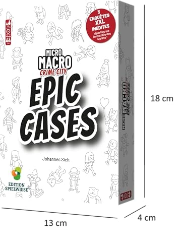 Epic Cases Micro Macro - 3 XXL Investigations Investigation Game (French)