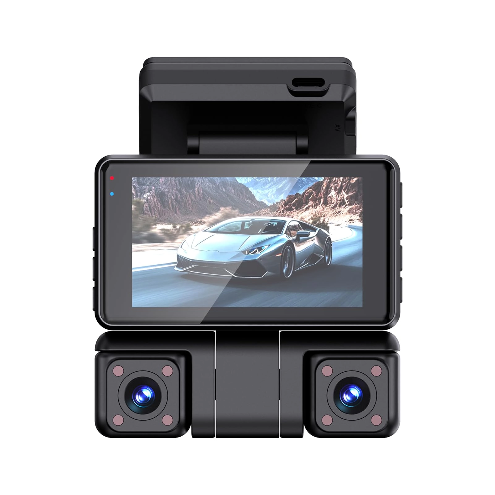 Luocute 4 Channel Dash Cam - 2K 1080P