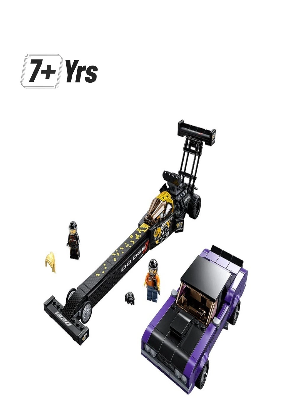 LEGO Speed Champions Mopar Dodge//SRT Top Fuel Dragster + 1970 Dodge Challenger T/A (76904)