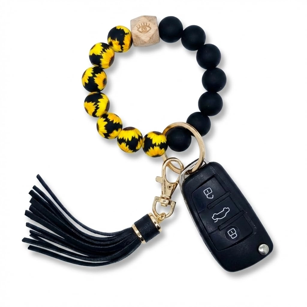 Key Ring Bracelet - Car
