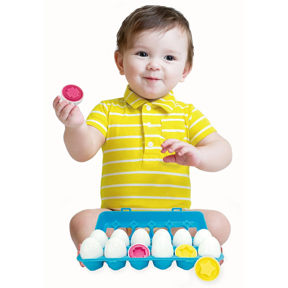 Match & Count Eggs - 18 Months 12 Pieces