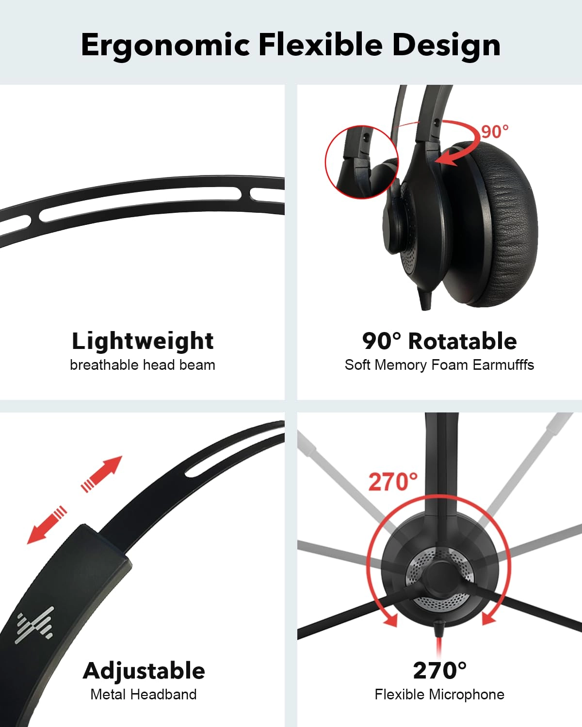 EH01 Wired Headset