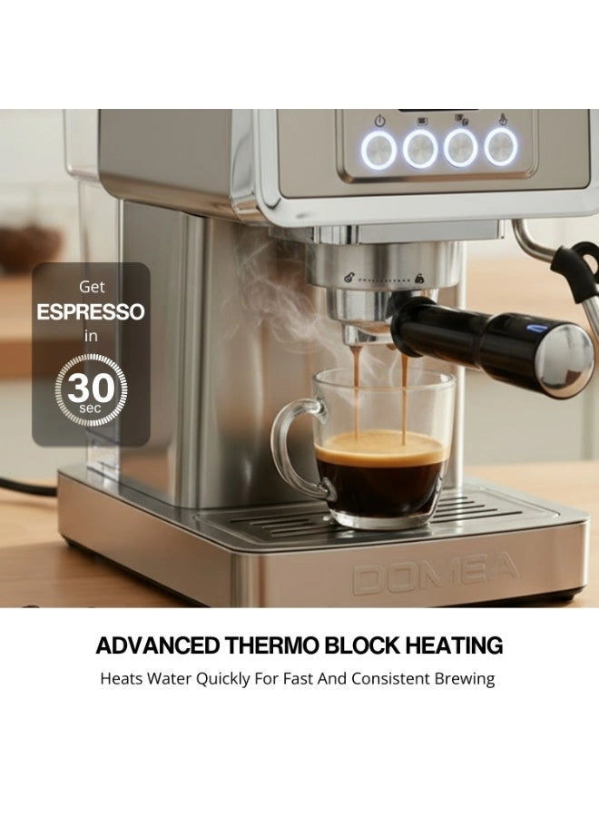 KCM810 - 20-Bar Thermo Block Precision Steam Wand