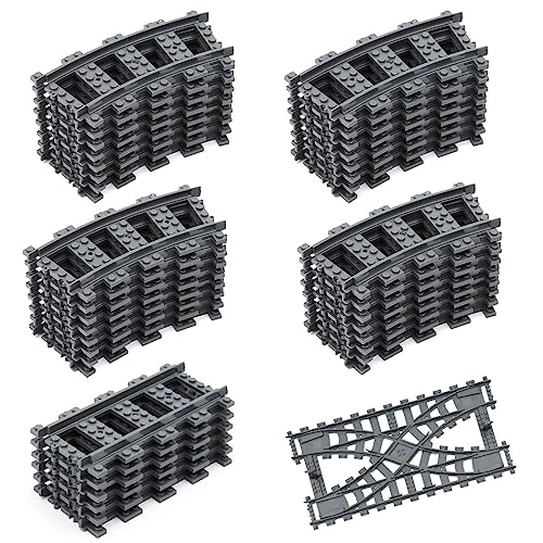 City Train Tracks - HO 40PCS