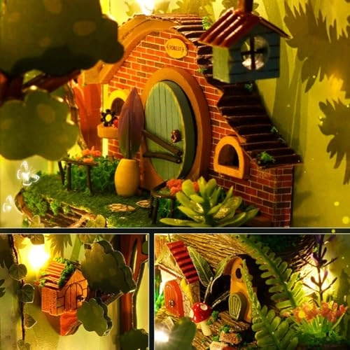 Book Nook Kit - DIY 3D Wooden LED