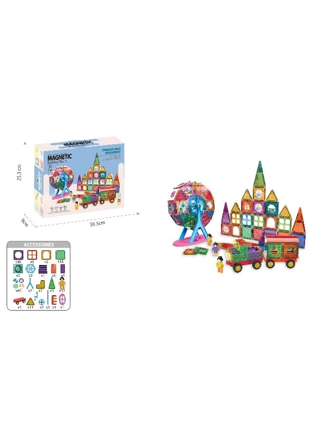 Magnetic Building Tiles - 180pcs