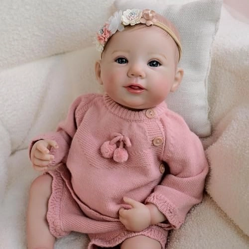 Reborn Baby Doll - 19 inch Vinyl Girl Ages 3+