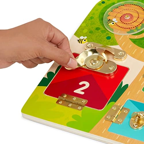 Lock & Latch Board - 3 years and up 2 pieces