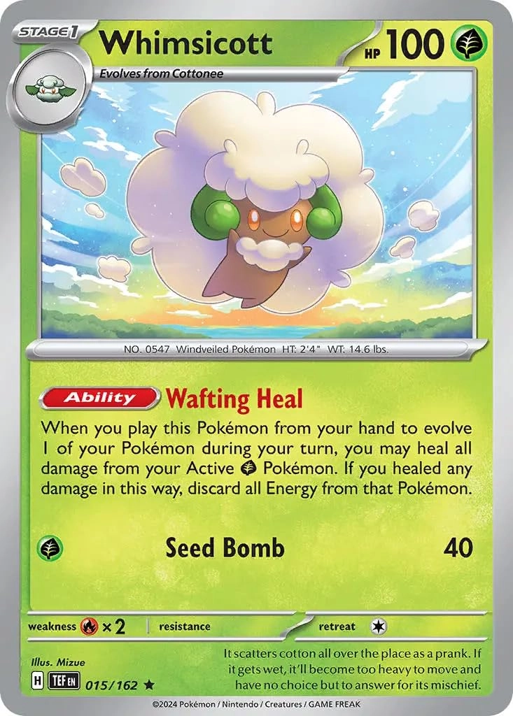 Pokémon Pokemon Whimsicott 015/162
