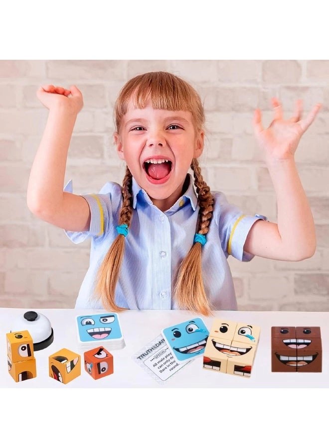 Face Blocks - Wooden 16 blocks 3+ Years