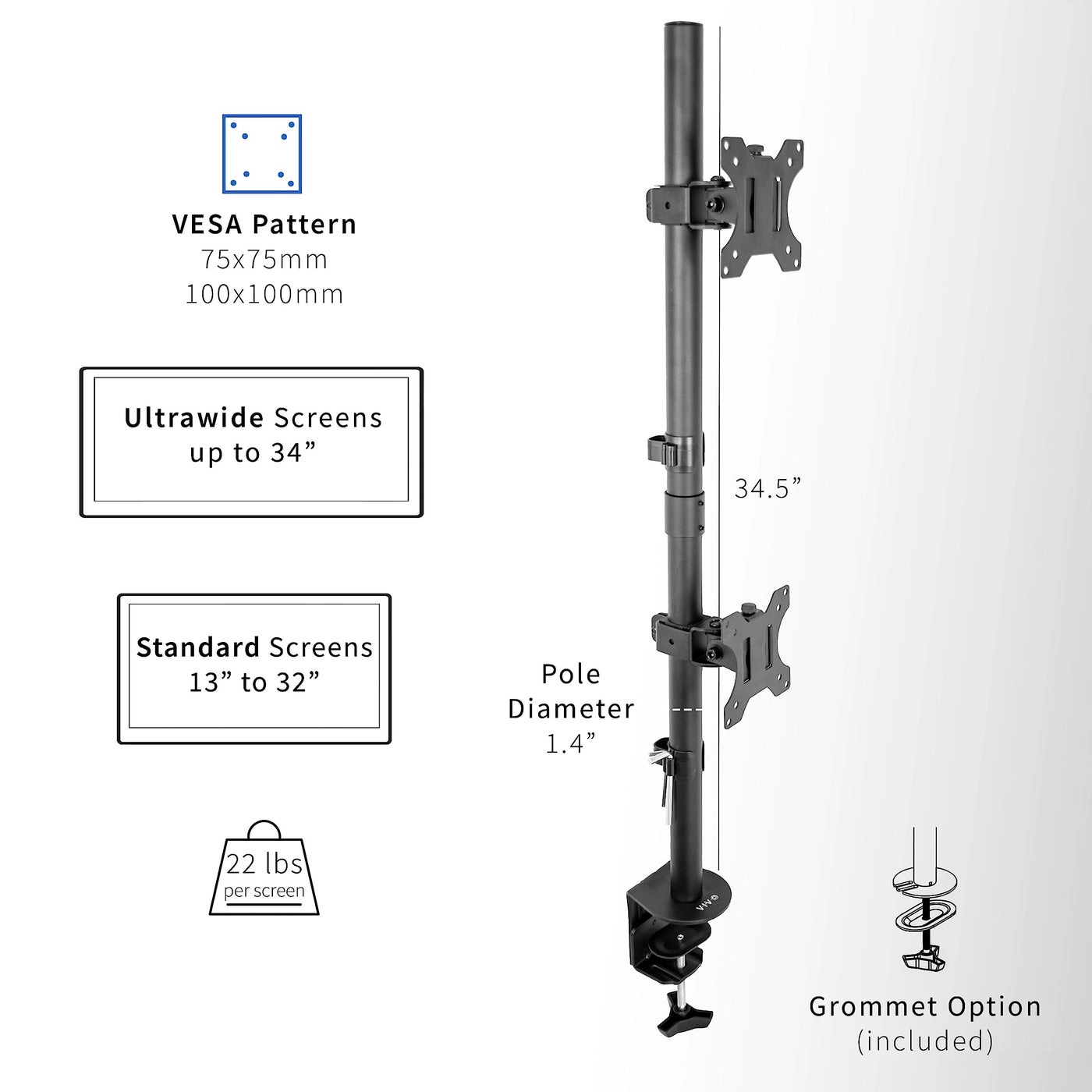 STAND-V002T - 2 32"