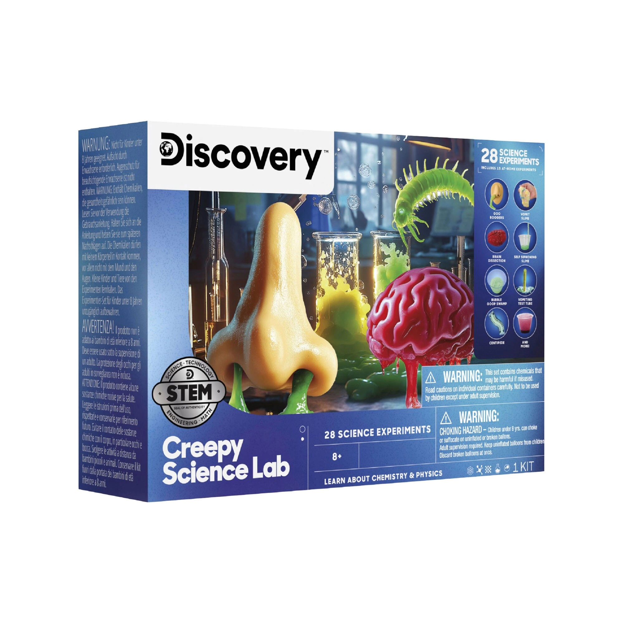 COLOR LAND CHILDRENS TOYS CENTER LLC Creepy Science Lab Kit - 8 years+