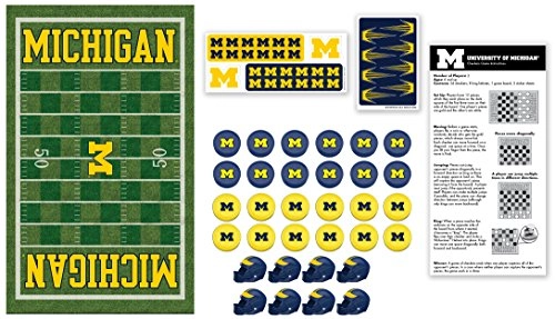 Michigan Wolverines Checkers - Family Game