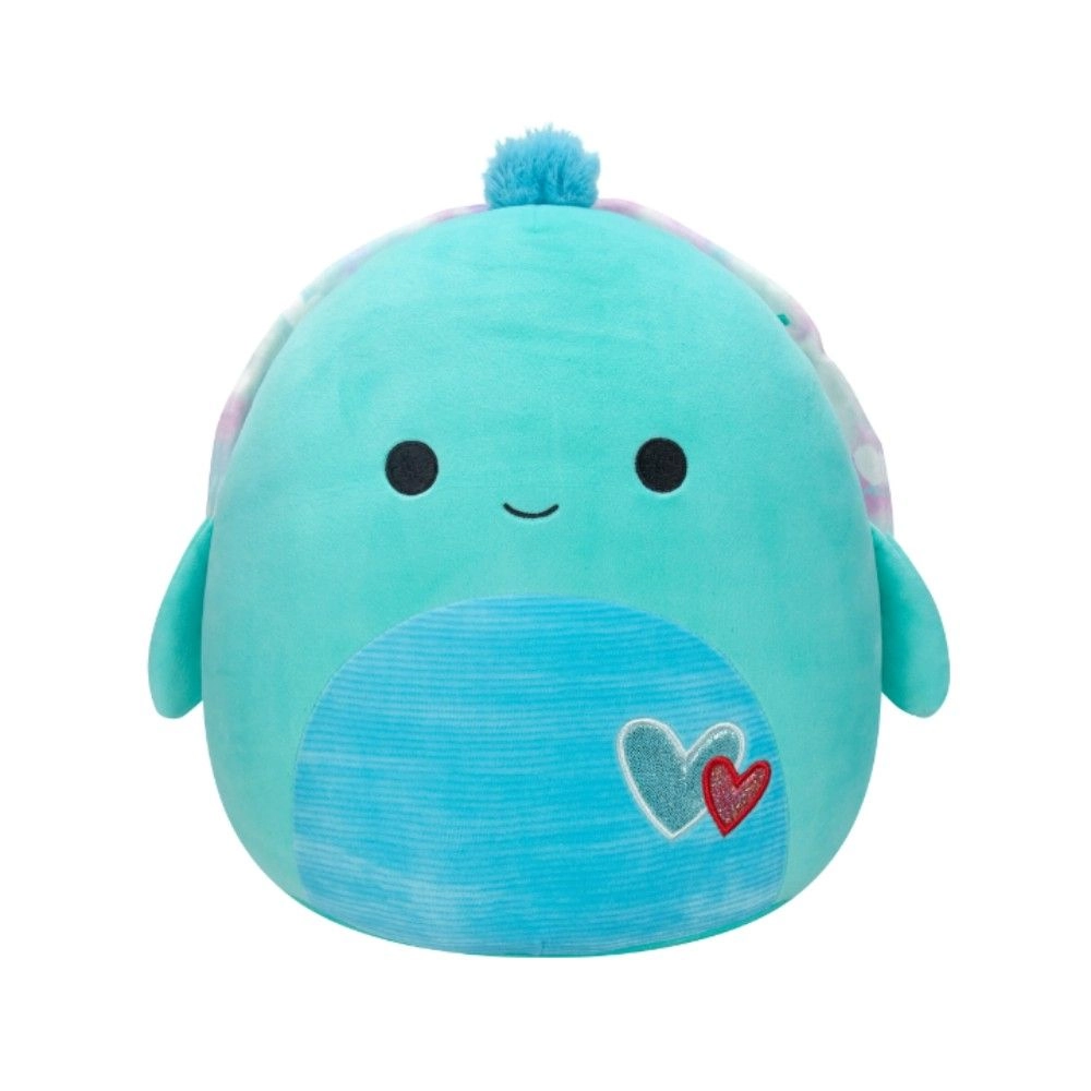 Squishmallows Cascade the Turtle - 7.5 Inch Light Blue