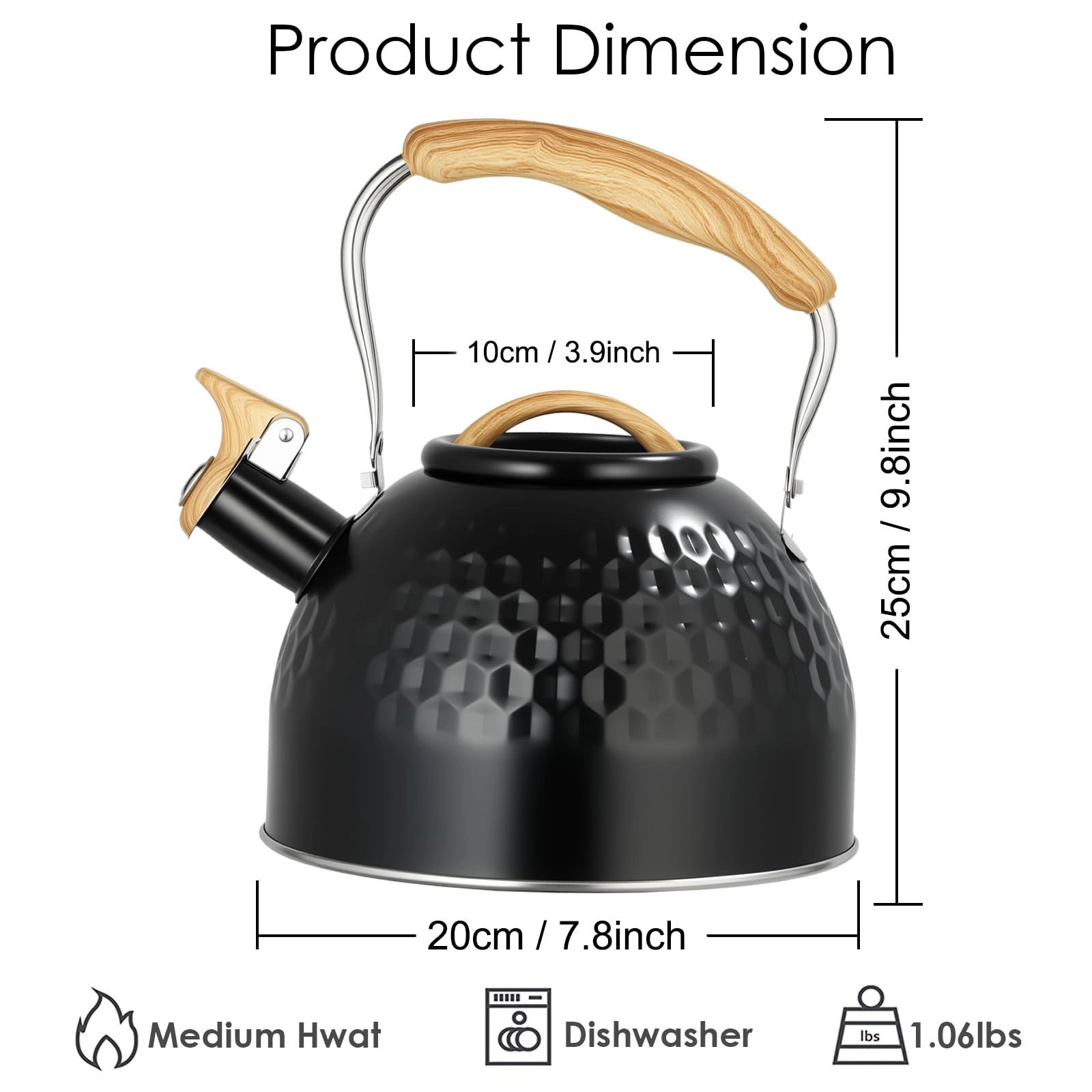 Stove Top Kettle - 3L