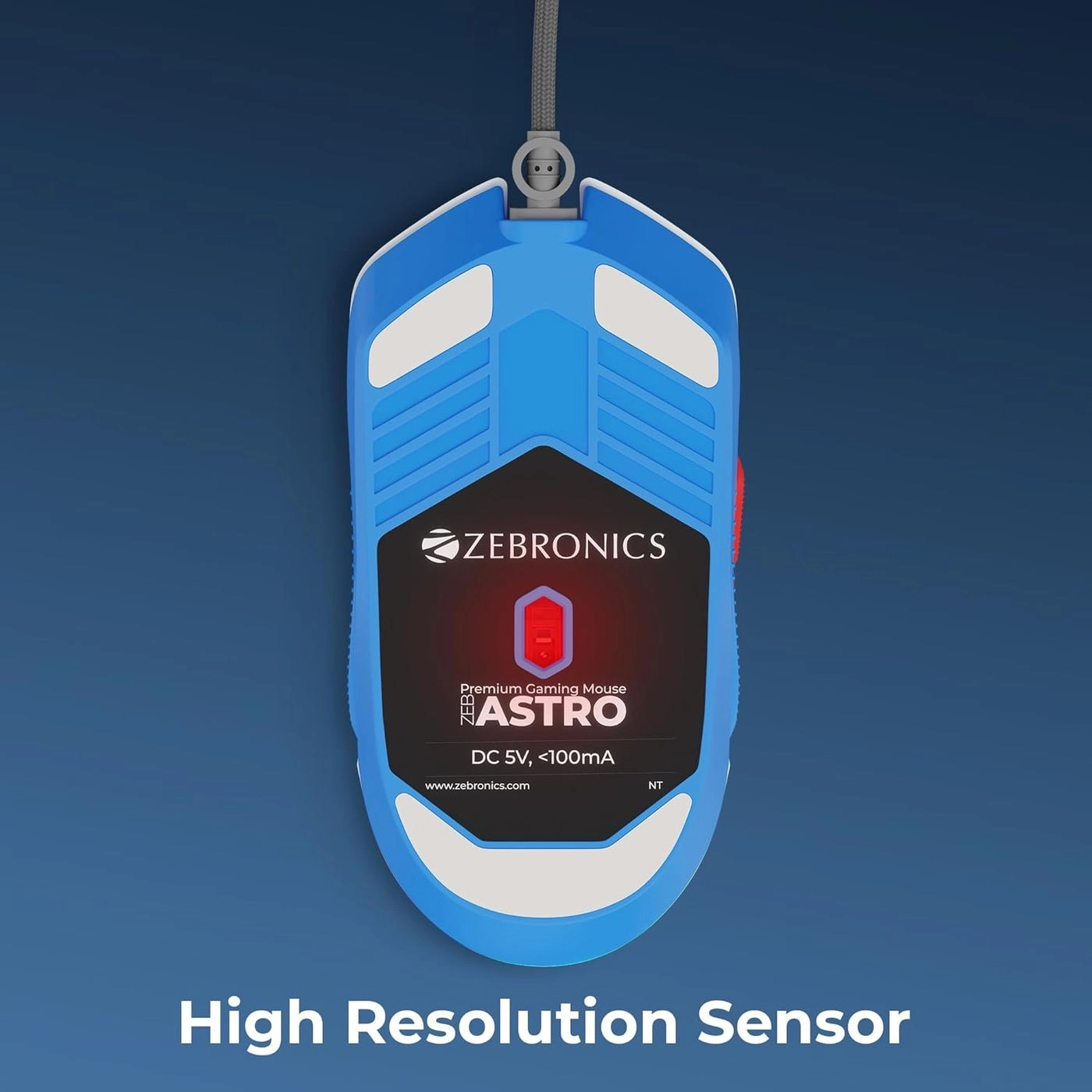 ZEB-CROSSHAIR Premium Wired Gaming Mouse - USB