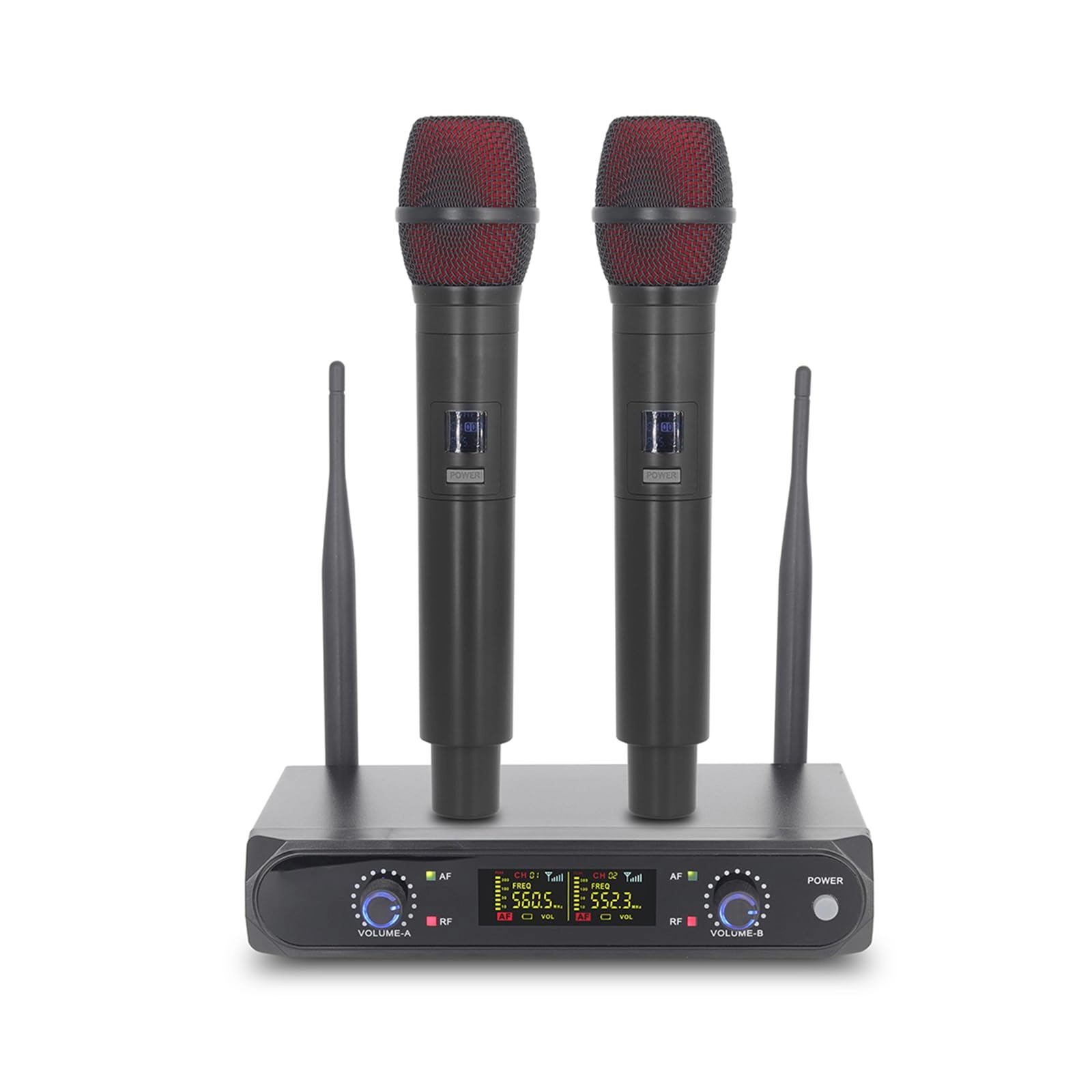 Labymos Wireless Microphone System - 2 Handheld Mic UHF