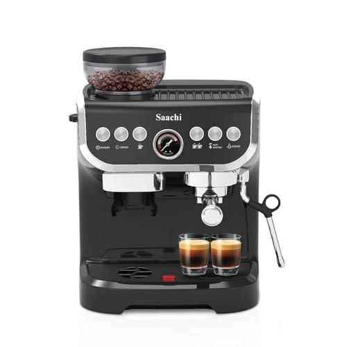 19-Bar Coffee Maker - Integrated Conical Burr Grinder 2L