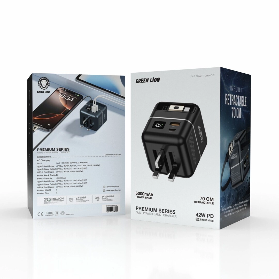 GaN Premium Series Charger - 5000mAh 42W