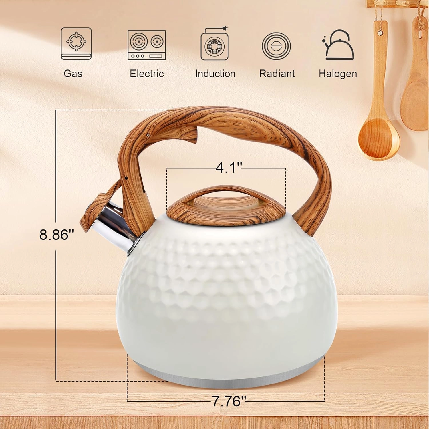 Whistling Teapot - Stainless Steel 3 Litres