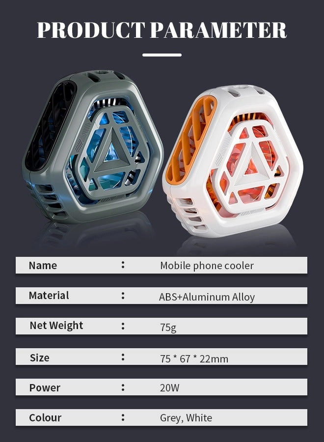 Mobile Phone Radiator - Ultra-Thin Magnetic Cooling Fan iPhone14/15/16Pro