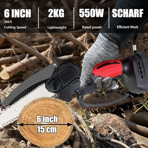 Mini Chainsaw - 6-Inch 18V Cordless