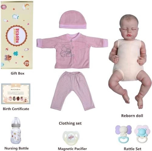 Reborn Baby Doll - 17 inch Soft Body Ages 3+