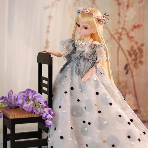 Enchanted Princess Collection - 45cm Plastic Gold Straight Hair Ages 15+