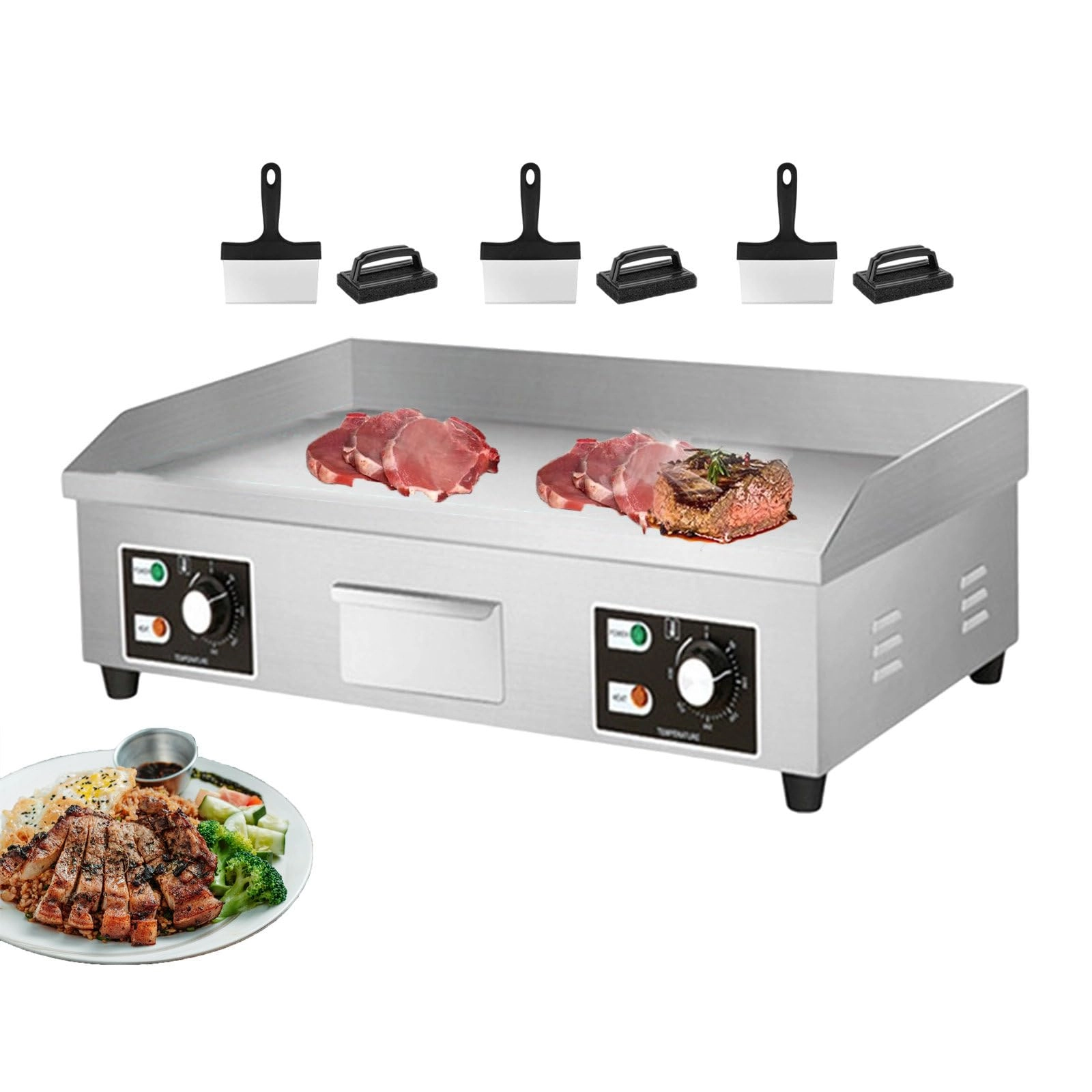 Electric Griddle - 2 660*400mm/730*400mm