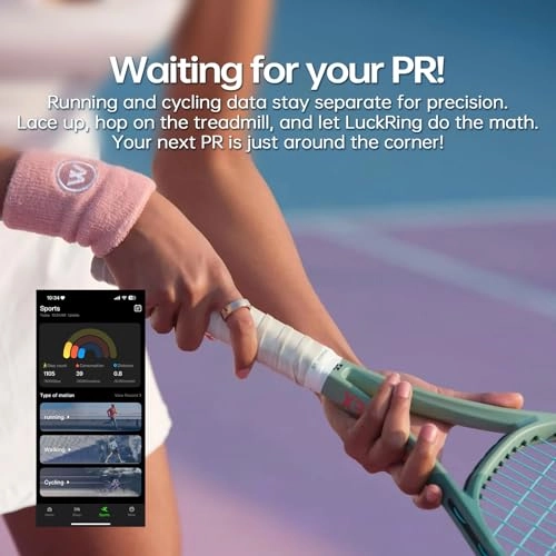 Fitness Ring - Heart Rate Sleep Tracking Waterproof